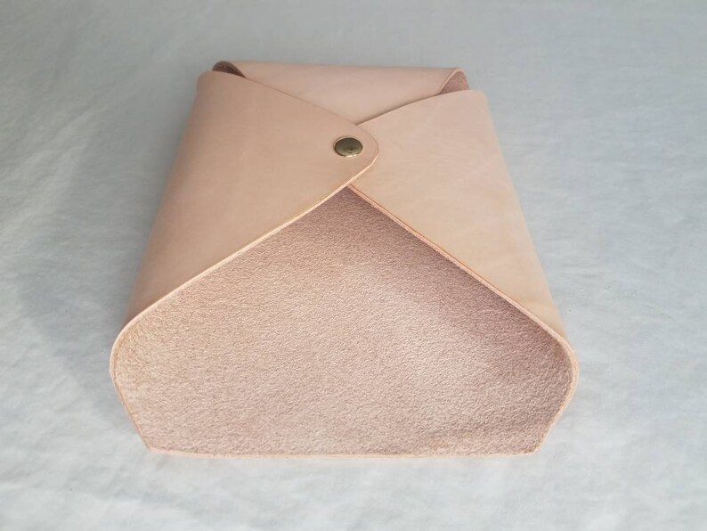 Medium Leather Wall Hanging Envelope Leather Envelope Mail Etsy