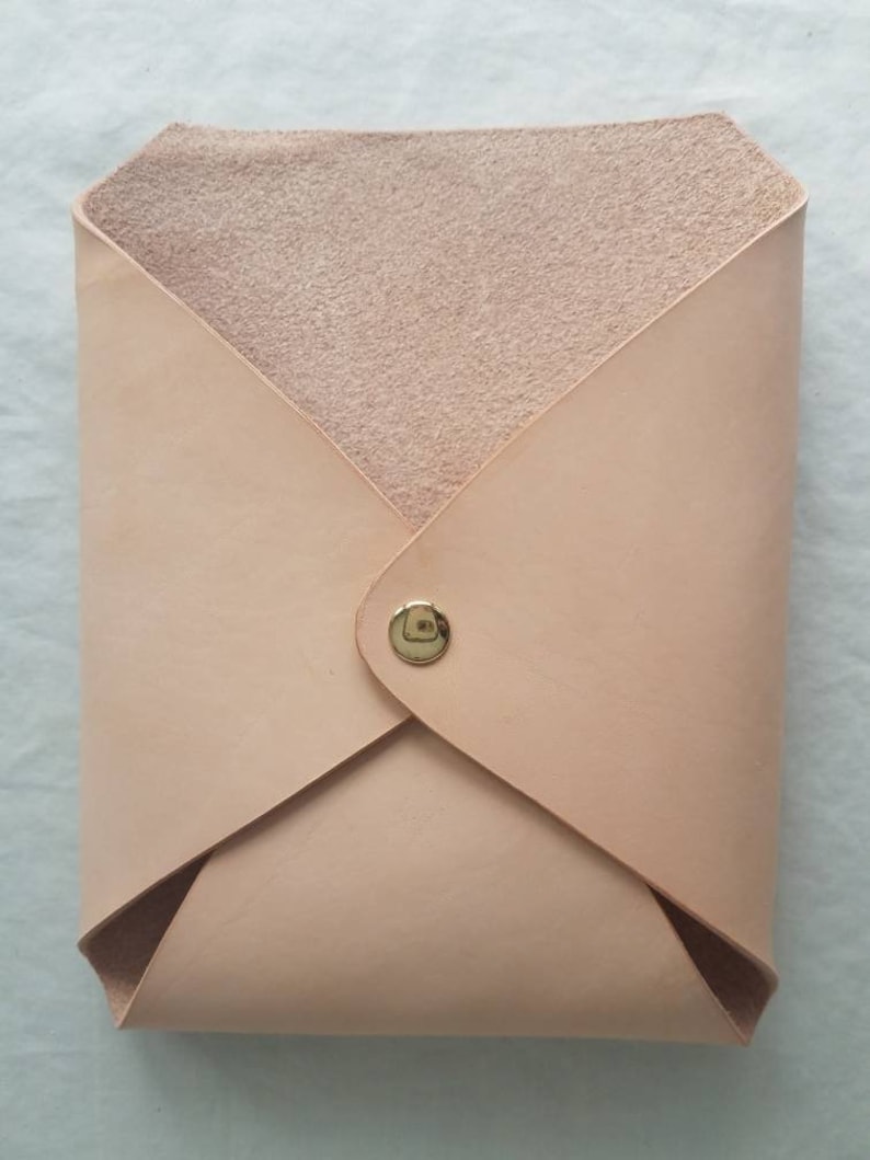 Medium Leather Wall Hanging Envelope Leather Envelope Mail Etsy
