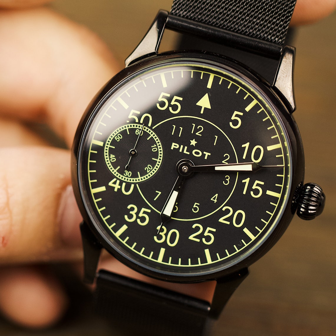 Vintage watch PILOT. Watches for men soviet watch mens Etsy