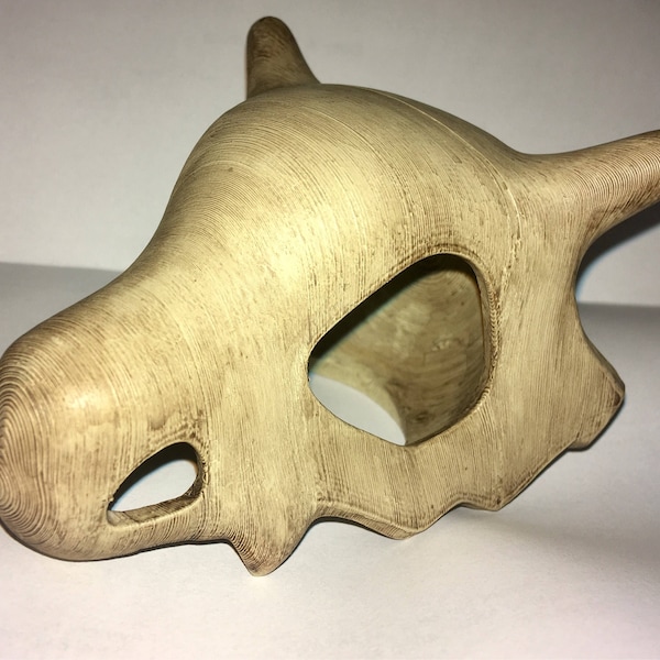 Cubone Skull - Impreso en 3D y pintado a mano - Pokémon