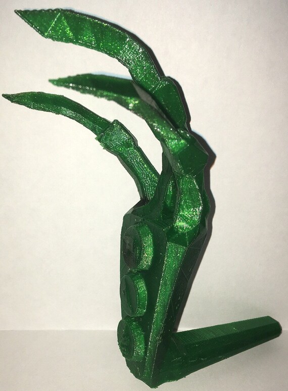 Emerald Dragon Claw Elder Scrolls Skyrim 3d Printed Model Etsy