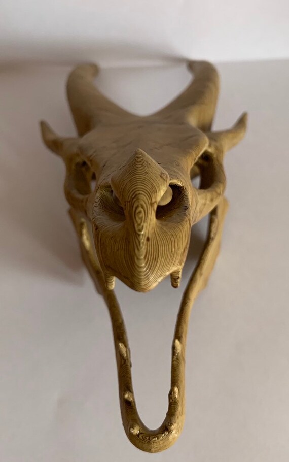 Dragon Skull 3d Printed And Hand Painted Skyrim D D Etsy