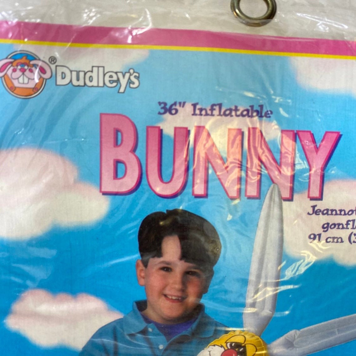 Vintage Dudley's Inflatable Easter Bunny Rabbit Holding Etsy