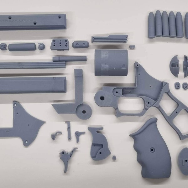 Vash Revolver Blaster DIY Kit aus Kunstharz