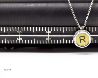 Necklace with typewriter keys of your choice art.402