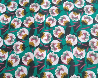 cotton fabric oeko tex tulip pattern "dimeo"