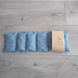 Bouillotte Sèche Tour De Cou Noyaux De Cerises - 30x33cm - Coton 100%