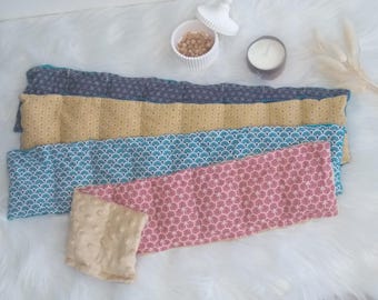 torr varmvattenflaska med körsbärskärnor, sommar/vinter, polärt minktyg med påse