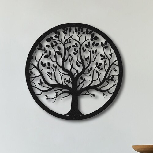 Metal Wall Art Metal Wall Decor Tree of Life 3 Panels Wall Etsy Canada