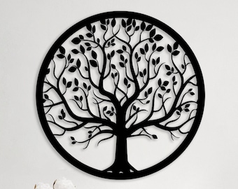 Metal Wall Art, Metal Wall Decor, Tree  Of Lİfe Metal Decor, Wall Hangings, Geometric Wall Art,Home Metal Decor, Living Room Decor, Art Work