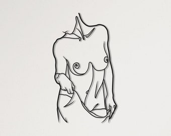 Line Wall Art, Sexy Women Wall Art, Minimalist Line Art, Wall Hangings, Geometric Wall Art, İnterior Decoration