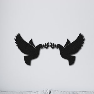 Metal Wall Art, Metal Wall Decor, Birds Metal Wall Art, Wall Hangings, Geometric Wall Art, Home Metal Decor, Living Room Decor. Bedroom Art