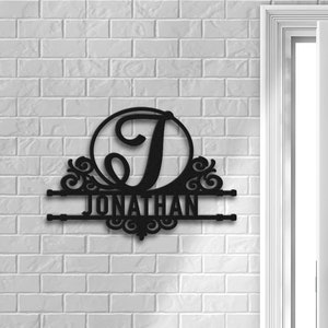 Personalisierte Metalldekoration, Personalisierte Wandkunst, Metallwandkunst, Kundenspezifische Wanddekoration, Metallschild