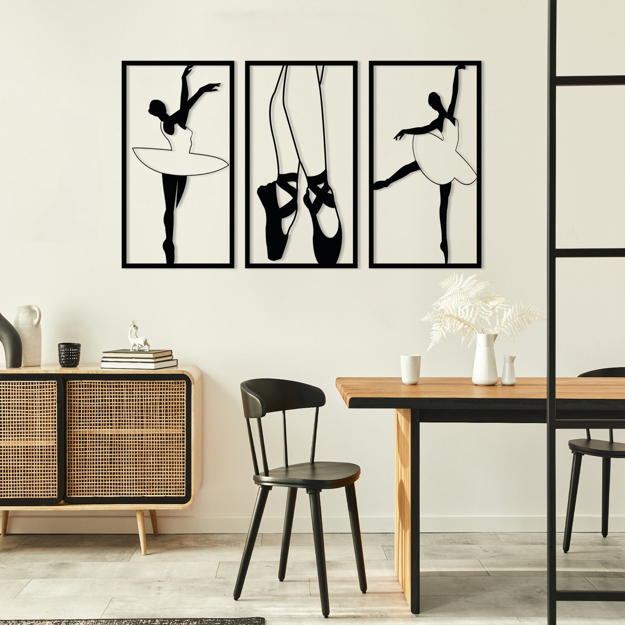 17+ Stunning Ballet Metal Wall Decor Ideas for a Graceful Home