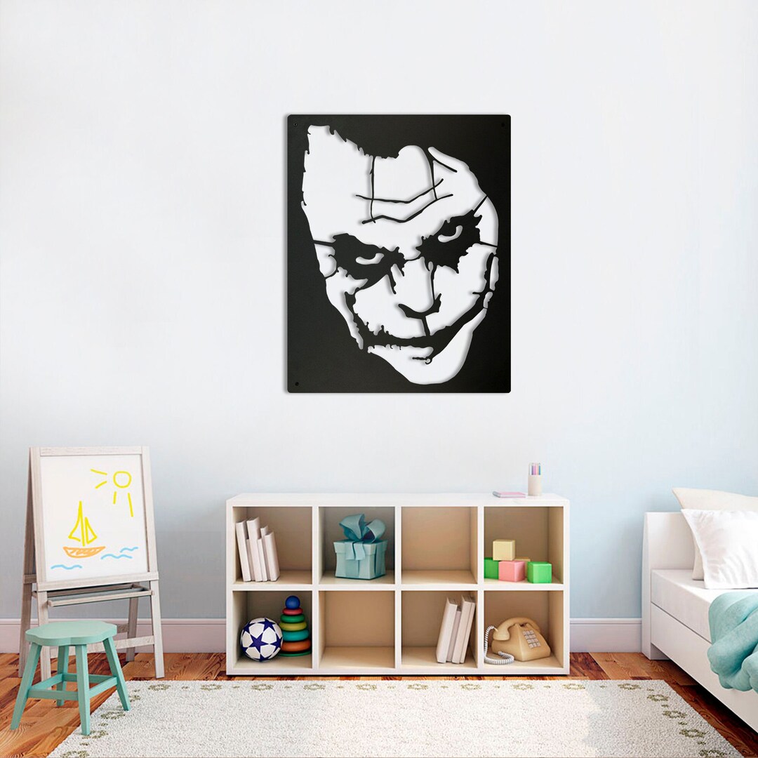 Joker Metal Wall Decor, Metal Wall Decor, Art Work, Wall Art, Metal Art