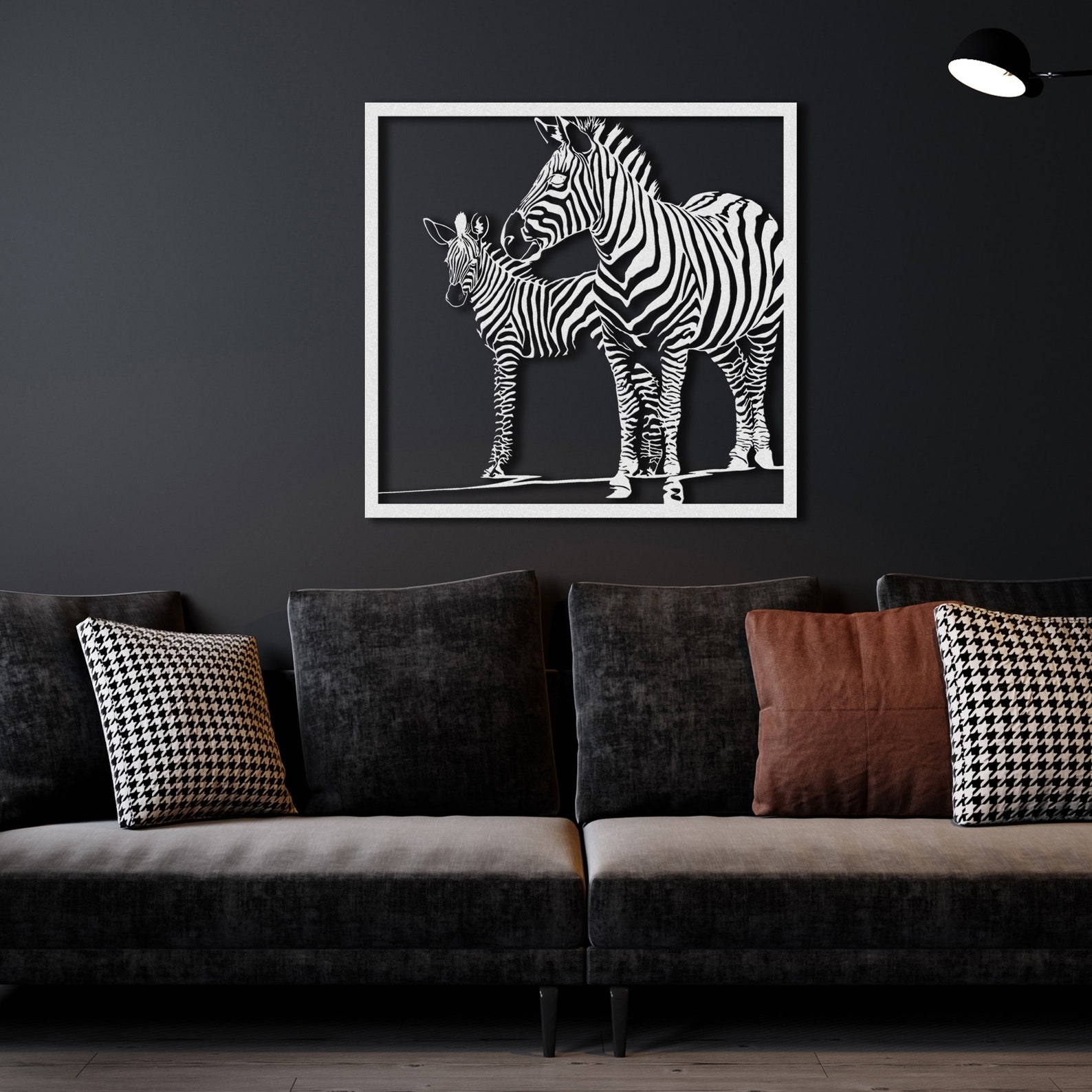 Zebra Wall Decor Animal Metal Decor Metal Wall Art Home Etsy UK