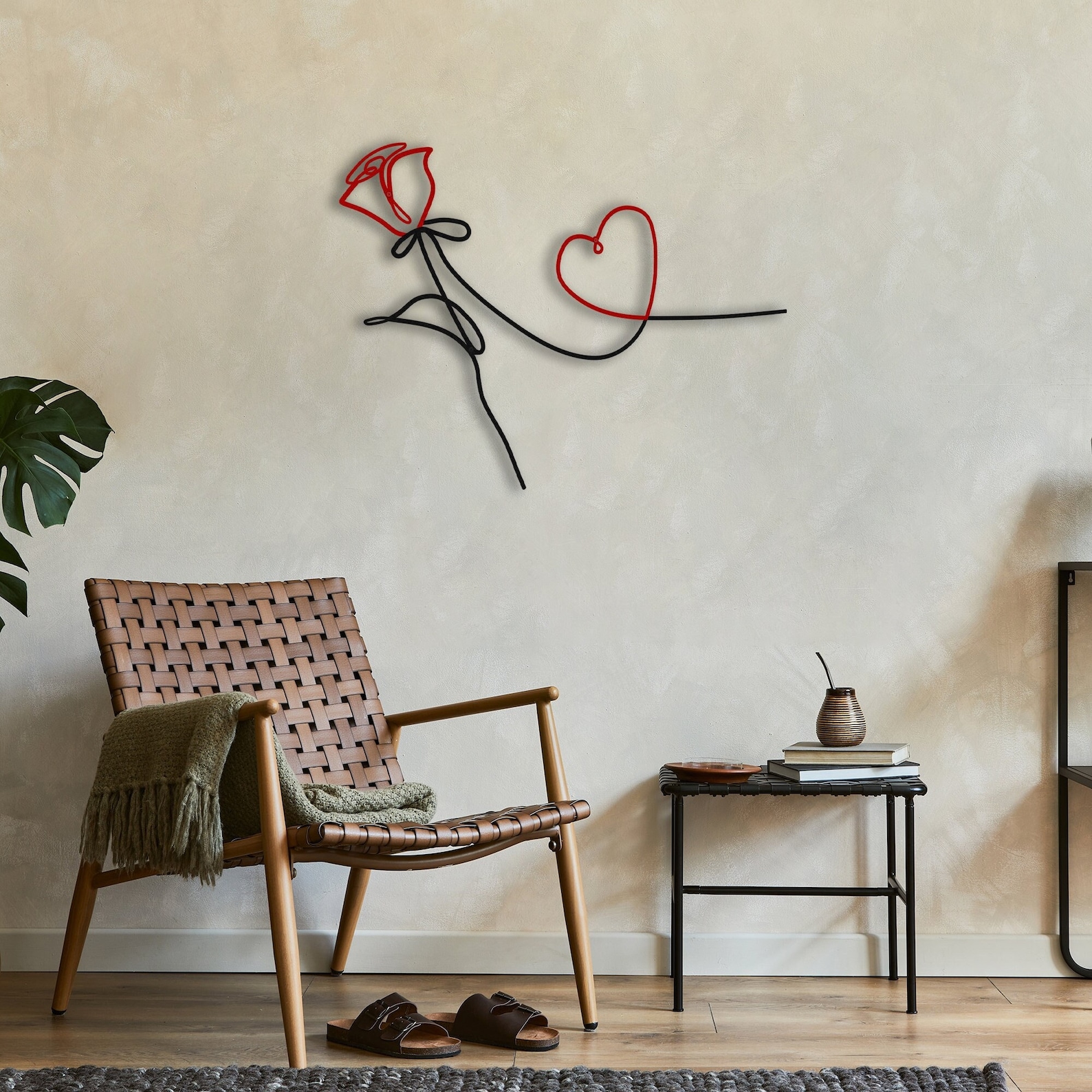 Minimalist Line Art Metal Wall Decor Metal Wall Art Home Etsy