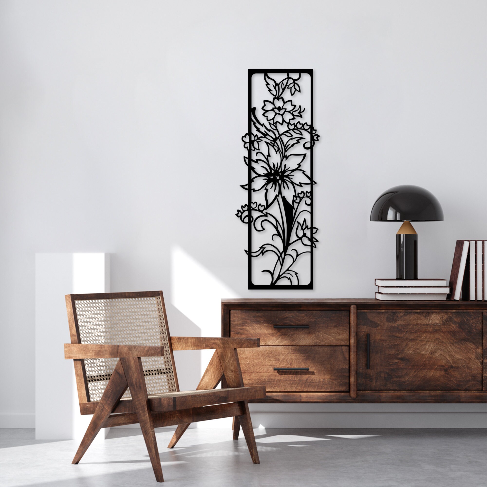 Flower Metal Wall Decor, Metal Wall Decor, Art Work, Wall