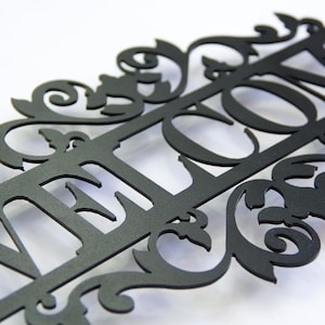 Black Metal Welcome Sign: Front Porch Decor (35x20cm/14x8in) - Etsy