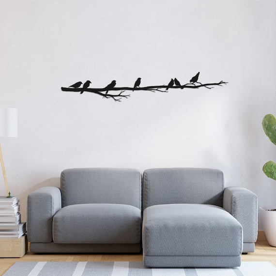 Birds Metal Decor Metal Wall Decor Housewarming Decor Metal | Etsy