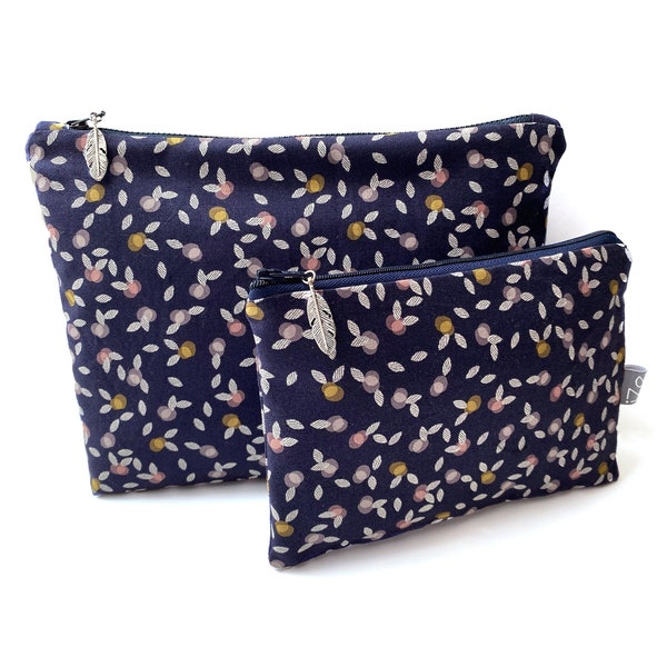 DUO Pochettes Bleu Nuit