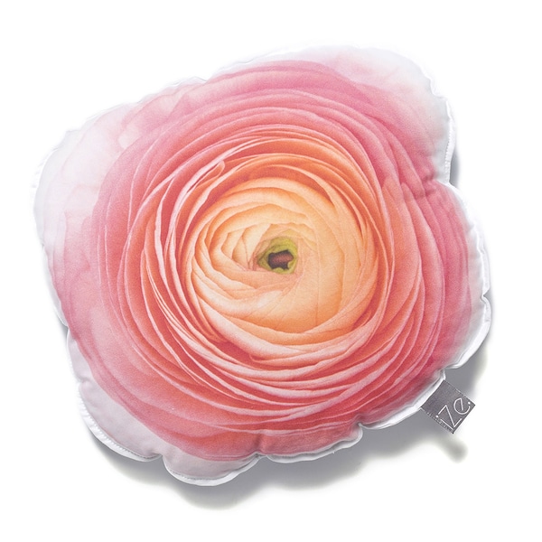 Coussin Renoncule Rose