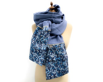 Double cotton gauze scarf