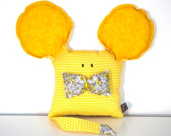 Doudou Souris Jaune