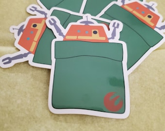 Pocket Droid Chopper Sticker
