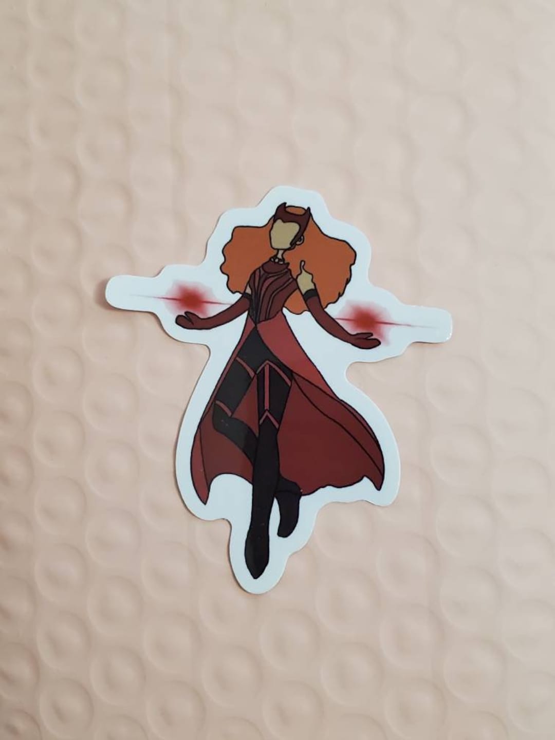 Scarlet Witch Wanda Inspired Sticker - Etsy