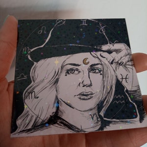 Vinyl sticker / holo sticker &quot;Zodiac&quot;