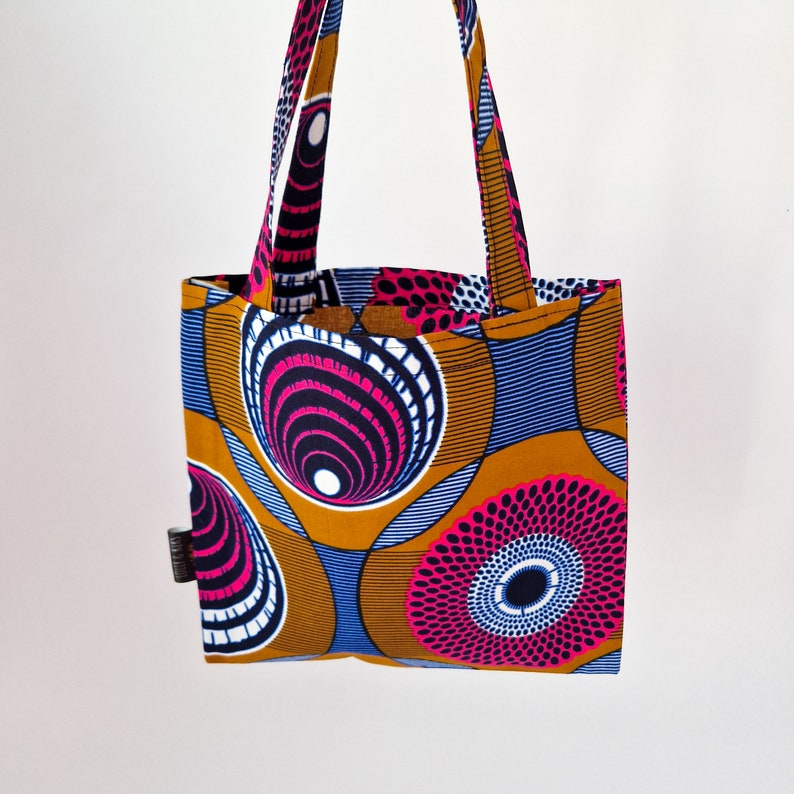 Mini sac fourre-tout à imprimé africain Bukayo