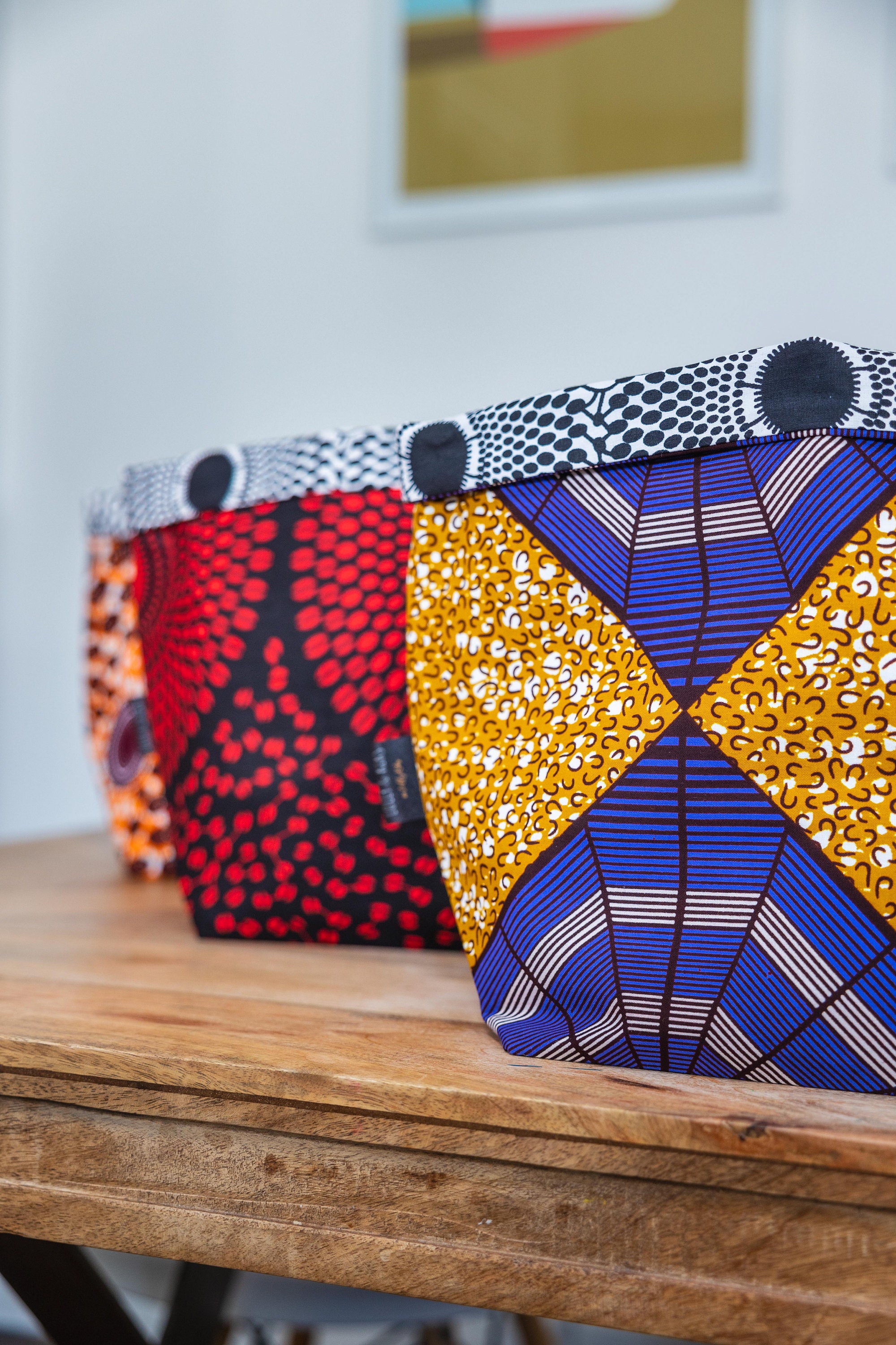 Afrikaanse stof 46 inch breed Afrikaanse Wax Print Ankara Stof 6 Yards Kente Stof 100% Katoen Tassen & portemonnees Handtassen Hobotassen 