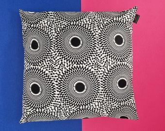 African Print Cushion Cover 50x50cm (20x20")/ 40×40cm (16x16") Ankara Pillow Cover with Zip | Ayo Print