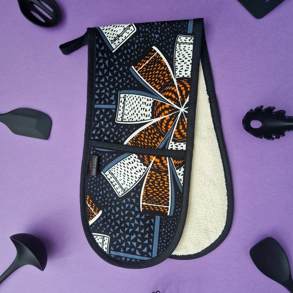 African Print Oven Gloves | Deji Print