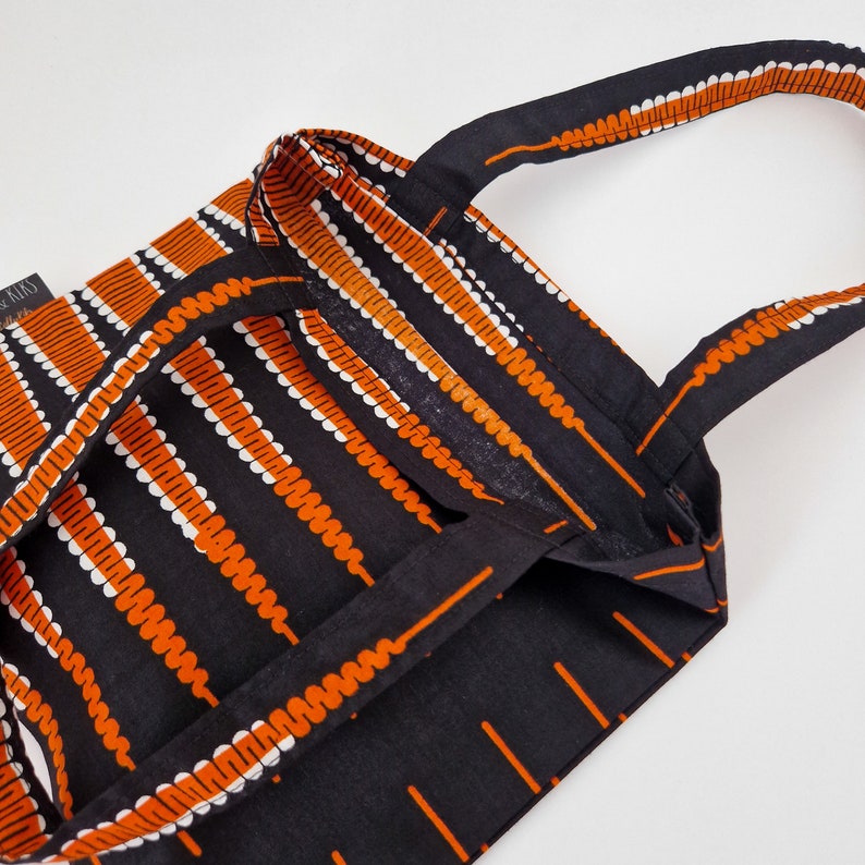 Mini African Print Tote Bag Doyin