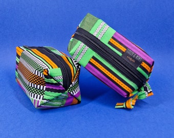 African Print Cosmetic Bag, Makeup Bag, Pencil Case | Kofi  Print