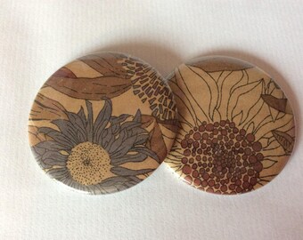 Liberty Suzanna Small leather pocket mirror