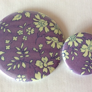 Mirror and badge Liberty Capel purple