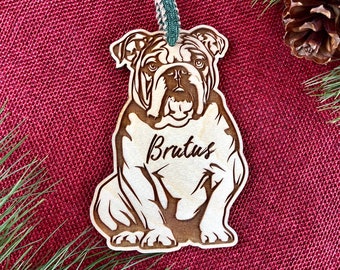 Bulldog memorial | Etsy