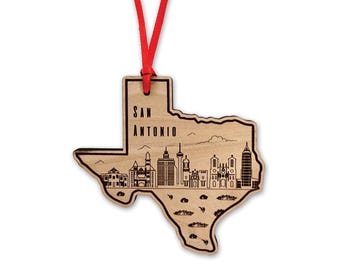 San Antonio TX Ornament