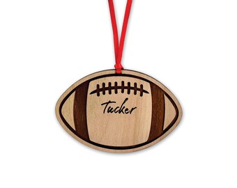Personalized Football Ornament