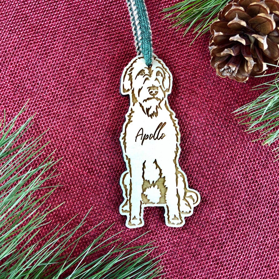 Personalized Irish Wolfhound Ornament Irish Wolfhound Etsy