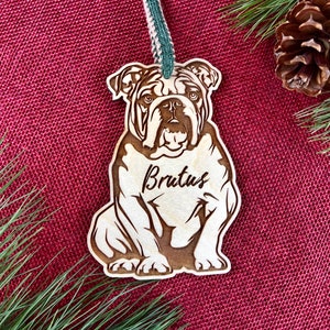 british bulldog ornament