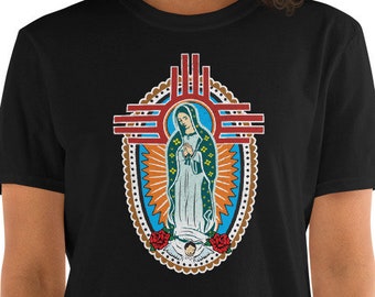 NM Zia Blessed Virgin Mary Our Lady of Guadalupe Short-Sleeve Unisex T-Shirt