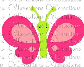 Butterfly drawing Digital File SVG PNG DXF