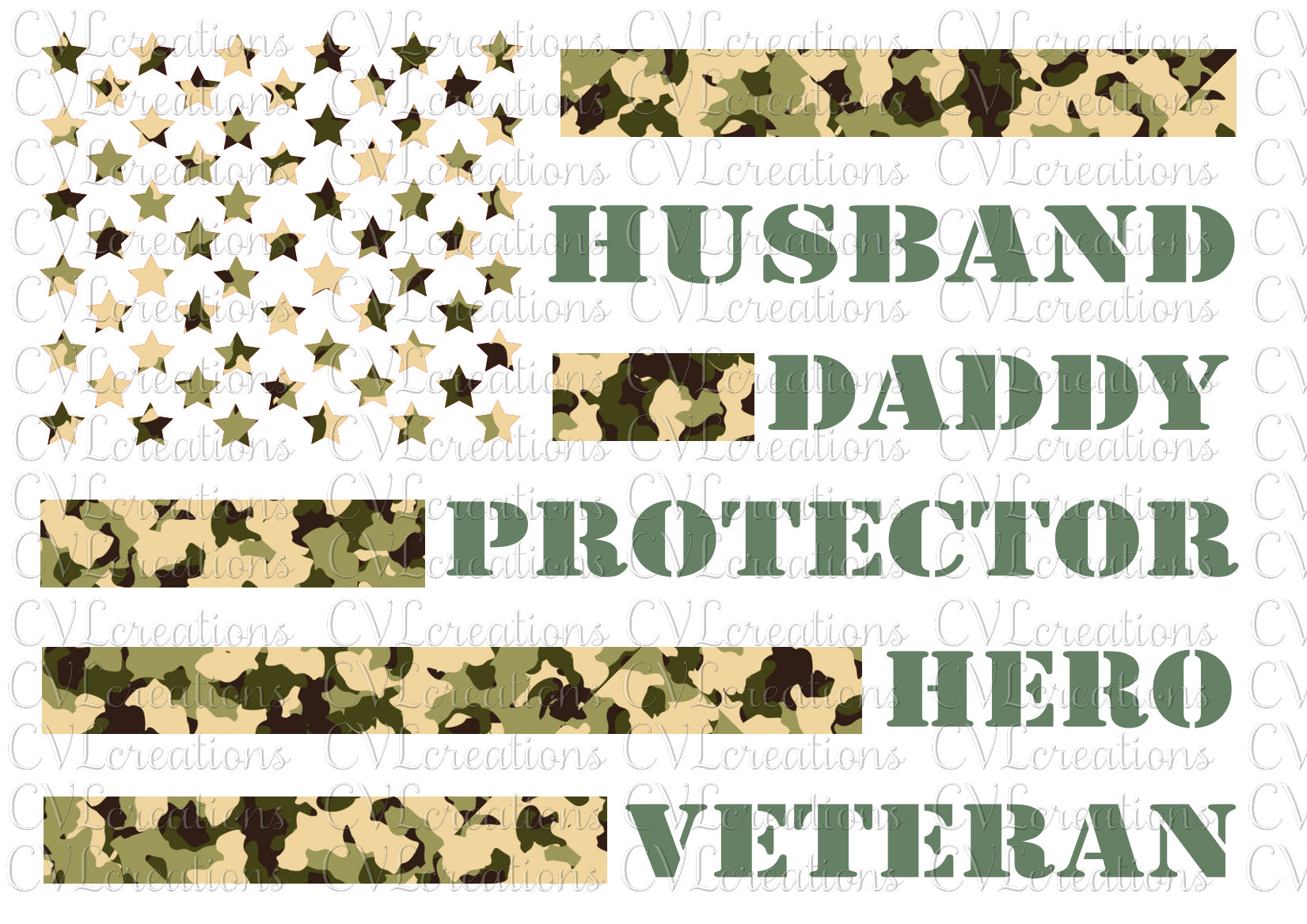 Download Husband Daddy Protector Hero Veteran Digital File Svg Dxf Eps Etsy