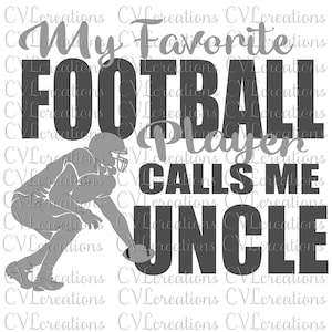 My favorite football player calls me Uncle Digital File