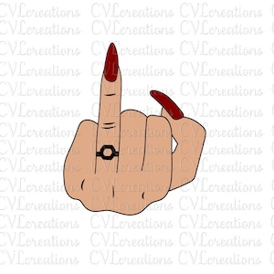 Wife Ring Finger Digital File SVG PNG DXF PdF Eps