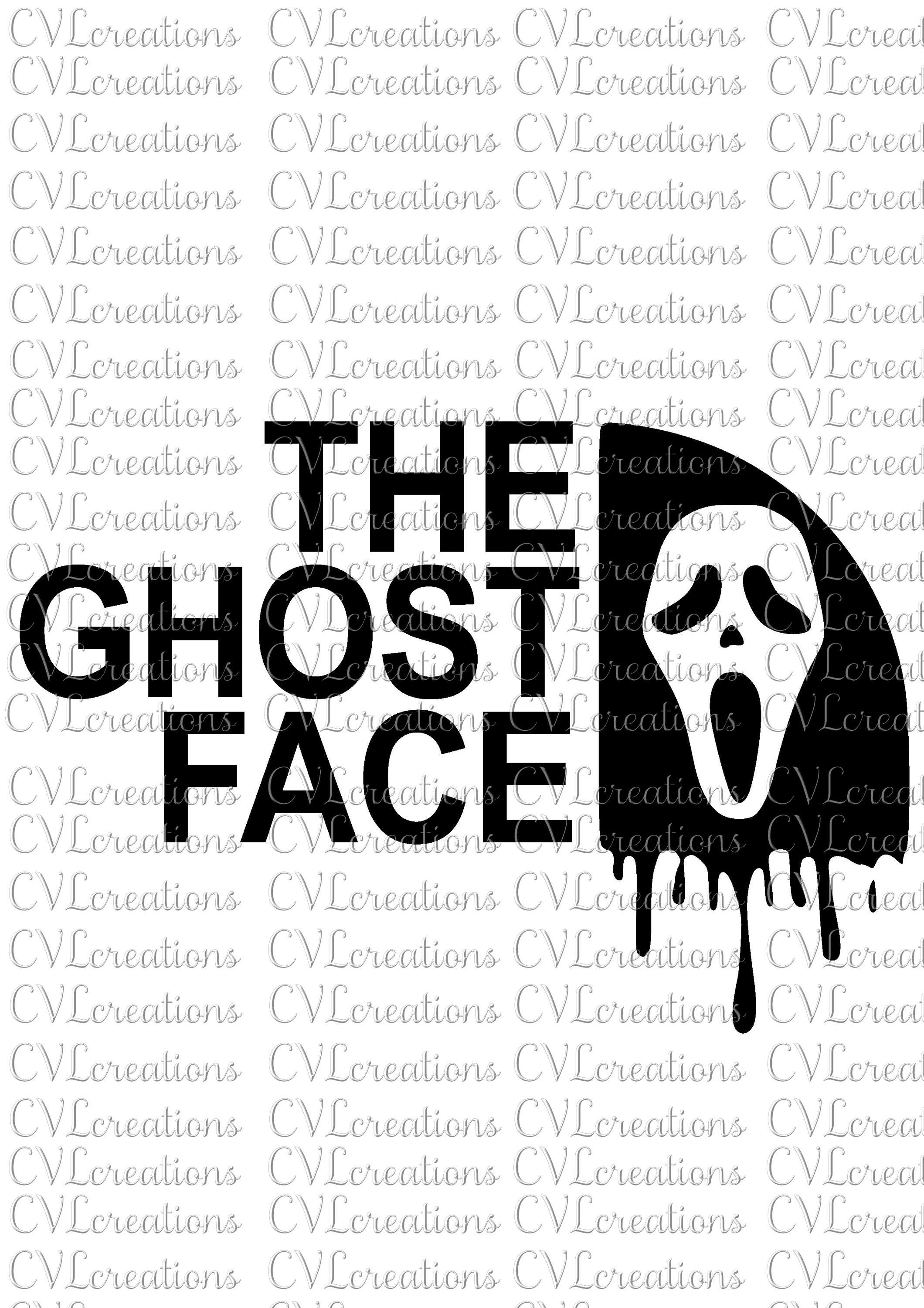 The Ghost Face Digital File - Etsy